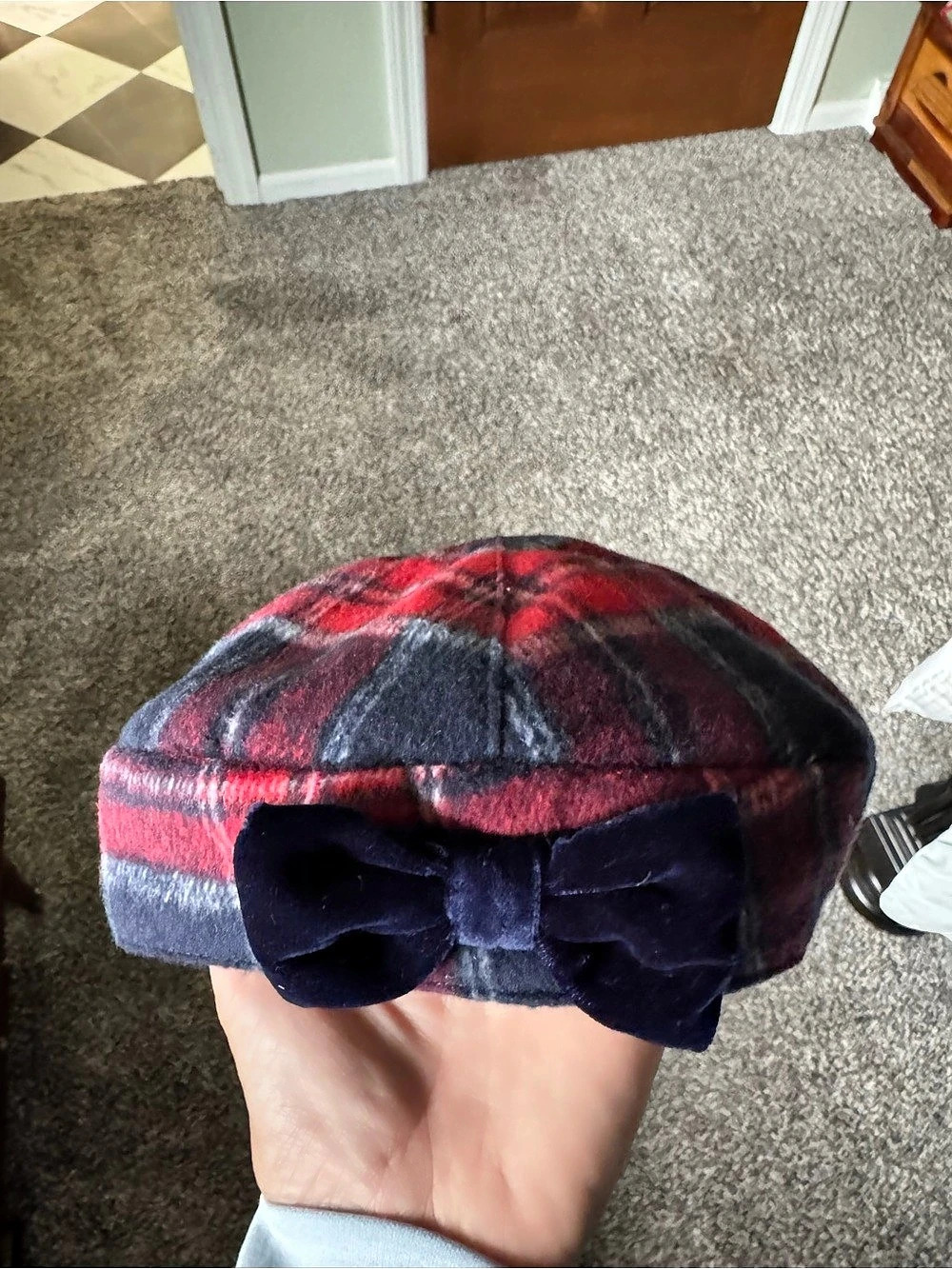 Baby Girl Plaid Beret